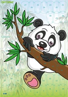 Motivatieposter 'Panda'